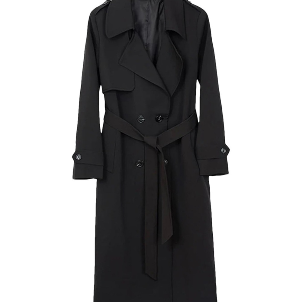 H&M Black Trench Coat